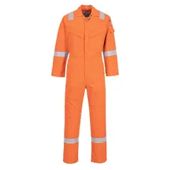 Flame-resistant work overalls with reflective strips PORTWEST FR21NAR orange M