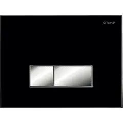 Flush button Siamp Reflet 90 Black Intraslim+BCU 536