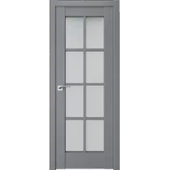 კარის ბლოკიTerminus  NEO-CLASSICO ნაცრისფერი მქრქალი №601 38x800x2150 mm