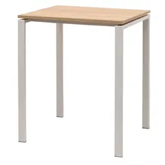 Table Practic with white legs 60x50 cm