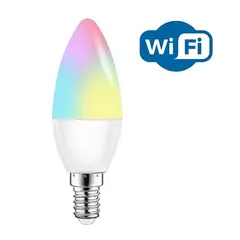 შუქდიოდური ნათურა Linus Smart 1800-6500K 5W E14 RGBW