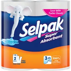 სამფენიანი პირსახოცი Selpak 2 ც