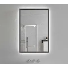Зеркало Led LM-107-BLACK 60x80 см