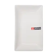 Plate ceramic BONE BRILLIANT 30.5*19 cm