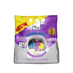Стиральный порошок со вкусом марсельского мыла универсальный WASH & FREE 1500гр