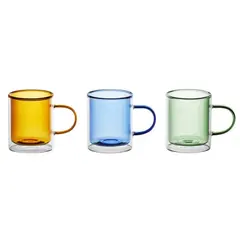 ჭიქა თერმოგამძლე ფერადი DAJAR/96915 350 ml