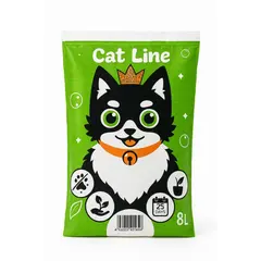 კატის ტუალეტი ხის CATLINE 8 ლიტრი