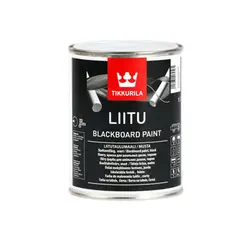 Decorative paint for boards Tikkurila 1 l black