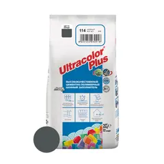 Затирка Mapei Ultracolor Plus 114 1кг антрацит