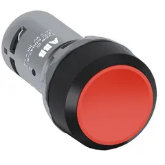 ღილაკი ABB ფიქსაციის გარეშე  წითელი 22 mm 2NO