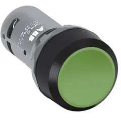 ღილაკი ABB ფიქსაციის გარეშე მწვანე 22 mm 1NO