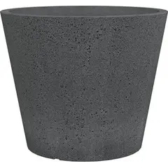 Горшок пластиковый Scheurich STONY BLACK 49/238 C-CONE 49