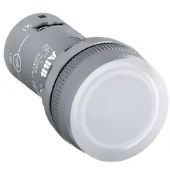 საინდიკაციო ნათურა ABB LED თეთრი 22 mm 12 V DC