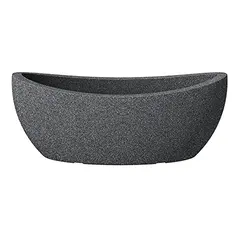Горшок пластиковый уличный Scheurich 253/58 WA.GLOBE JARD. SCHWARZ GRANIT