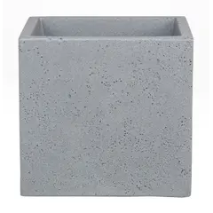 Горшок цветочный пластиковый Scheurich STONY GREY 40/240 C-CUBE