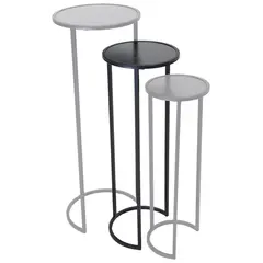 Подставка для цветочного горшка Mega Collections Eton Plantstand Round Black D28H77