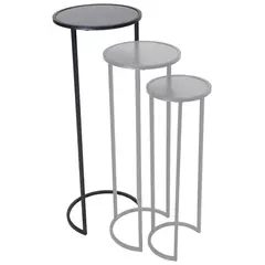 Подставка для цветочного горшка Mega Collections Eton Plantstand Round Black D33H88