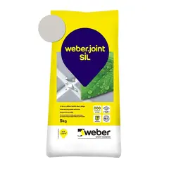 შემავსებელი ფილის ნაკერებისთვის Weber.joint SIL 5 კგ 415 ნაცრისფერი