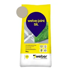 შემავსებელი ფილის ნაკერებისთვის Weber.joint SIL 5 კგ 439 ნაცრისფერი