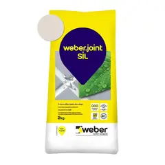 შემავსებელი ფილის ნაკერებისთვის Weber.joint SIL 2 კგ 441 ღია კრემისფერი