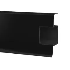 Plinth VOX PVC ESQUERO Black E-644 2,5 m