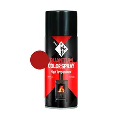 Spray paint fireproof Elastotet Quantum Color Spray HI TEMP 400ml red