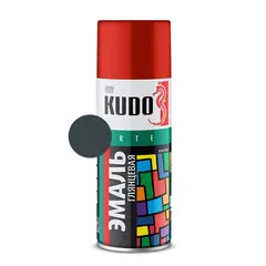 ემალი უნივერსალური Kudo KU-10186 Ral 7026 ღრმა მუქი ნაცრისფერი 520 მლ