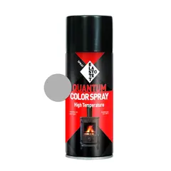 Spray paint fireproof Elastotet Quantum Color Spray HI TEMP 400ml silver