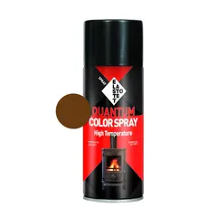 Spray paint fireproof Elastotet Quantum Color Spray HI TEMP 400ml brown
