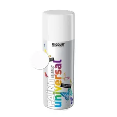 Spray paint Biodur glossy white 400 ml