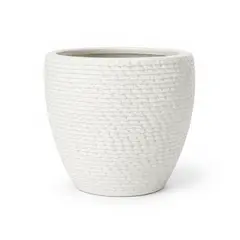 Pot ceramic ROPE PLANTER 61/55 W
