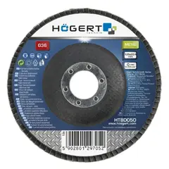 ფურცლოვანი სახეხი დისკი Hogert HT8D050