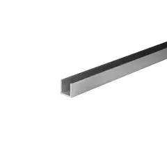 Aluminum corner U-shaped  Arcansas natural 10x10x1000 mm
