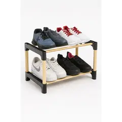 Shoe rack wooden Sev Plastik 2 tier