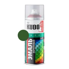 ემალი უნივერსალური აკრილის Satin Kudo KU-0A6002 RAL 6002 მწვანე ფოთოლი 520 მლ