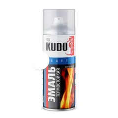 ემალი თერმომდგრადი KUDO KU-5003 თეთრი 520მლ