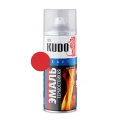 ემალი თერმომდგრადი KUDO KU-5005 წითელი 520მლ