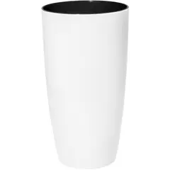 Plastic pot Aleana Alfa 27x51cm white rose