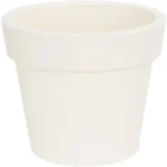 Plastic pot Aleana Gamma 32x27cm white rose 12 L
