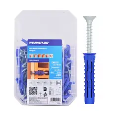დიუბელი უნივერსალური 4ALL RawlPlug 6x50 მმ სჭვლით 4,5x60 მმ 60 ც R-SL3-4ALL06L+4560