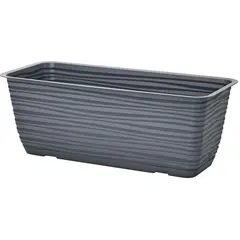 ქოთანი ყვავილის Form-Plastic Sahara box with saucer 40 anthracite
