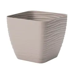 ქოთანი ყვავილის დასადგამით Form-Plastic Sahara petit 19 taupe