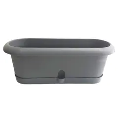 ქოთანი ყვავილის Form-Plastic Cactus box Lotos 40 anthracite