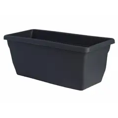პლასტმასის ქოთანი ყვავილებისთვის FORM PLASTIC Box Gala 0385-014 60 ანტრაციტი