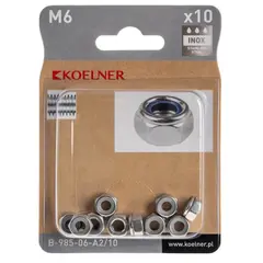 ქანჩი Koelner A2 M6 10 ც B-985-06-A2/10