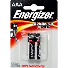 Battery Energizer AAA Alkaline Power 2 pcs