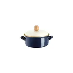 Blue Enamel Pot with Lid ARSHIA/26553 2L 16cm