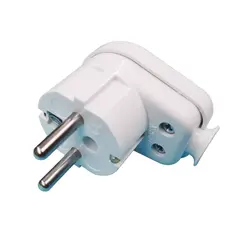 ჩანგალი Timex განათებით 16А 250V თეთრი Uni-Schuko