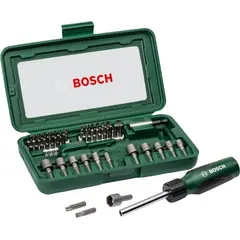 ბიტების და თავაკების ნაკრები Bosch 2607019504 46 ც