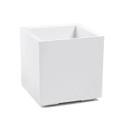 ქოთანი ყვავილის Lamela KARO 400x400x400 Recycled Concrete Plant Stand - Cream